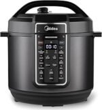 Midea 12-in-1 Electric Pressure Cooker, 8 Quarts, 12 Presets, Multi-Functional Programmable Slow Cooker, Rice Cooker, Steamer, Sauté Pan, Yogurt Maker, and More, Stainless Steel