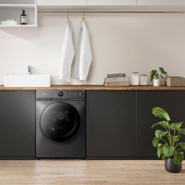 Midea 10KG Front Load Smart Washing Machine, Automatic, Wi-Fi Connectivity | MF200W100WBTGCC - Image 4