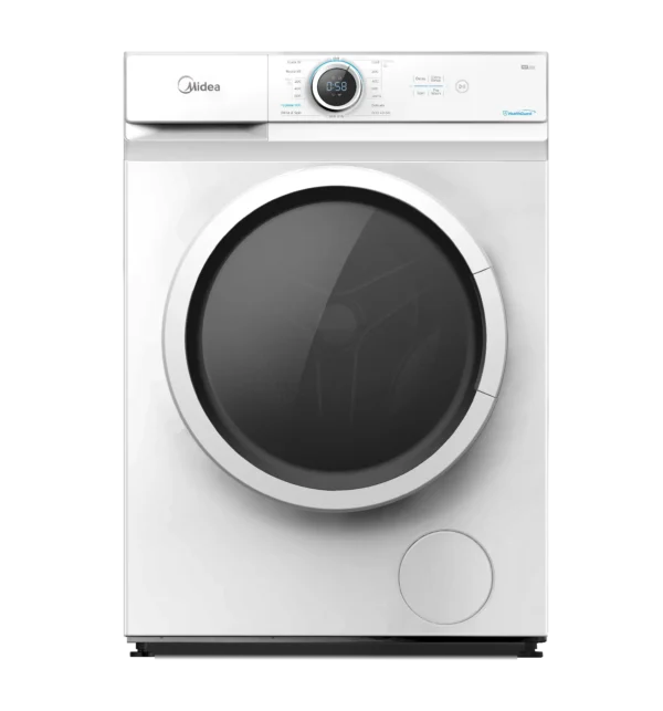 Midea 6KG Front Load Washing Machine with Lunar Dial, 1000 RPM, 15 Programs, Automatic Washer, Digital LED Display, Child Lock, Mute Function, 90° Hygiene, 10 Years Warranty