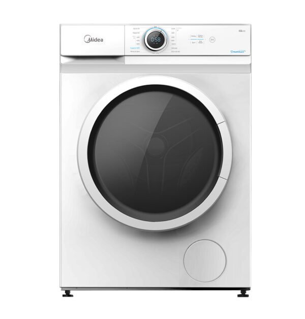 Midea 7kg Washing Machine, Automatic, Bright LED Display, Health Guard, Steam, 15‘ Quick Wash, 1400RPM