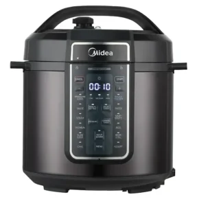 Midea 12-in-1 Electric Pressure Cooker, 8 Quarts, 12 Presets, Multi-Functional Programmable Slow Cooker, Rice Cooker, Steamer, Sauté Pan, Yogurt Maker, and More, Stainless Steel