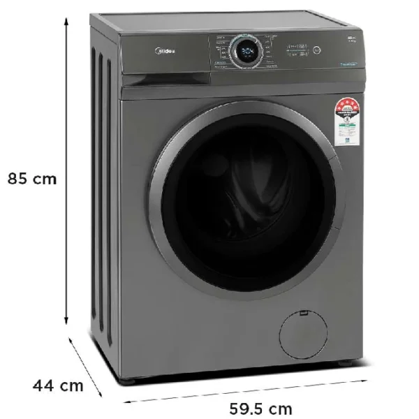 Midea 6KG Front Load Automatic Washing Machine with Inverter Motor | MF100W60BTGCC