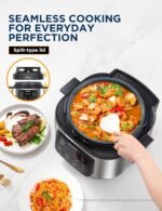 Midea 12-in-1 Electric Pressure Cooker, 8 Quarts, 12 Presets, Multi-Functional Programmable Slow Cooker, Rice Cooker, Steamer, Sauté Pan, Yogurt Maker, and More, Stainless Steel