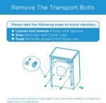 Midea 6KG Front Load Washing Machine with Lunar Dial, 1000 RPM, 15 Programs, Fully Automatic Washer, Digital LED Display, Child Lock, Mute Function, 90° Hygiene, 10 Years Motor...