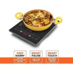 Sonashi Infrared Ceramic Cooker with 200W Display Power, 4 Digit LED Display with Touch Sensor Control and 11 Level Power Settings, Portable and Compact Infrared Cooker SIS-008N - Image 5