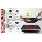 Sonashi Infrared Ceramic Cooker with 200W Display Power, 4 Digit LED Display with Touch Sensor Control and 11 Level Power Settings, Portable and Compact Infrared Cooker SIS-008N - Image 10