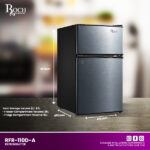 Roch 120 Liters Double Door Top Freezer Defrost Refrigerator