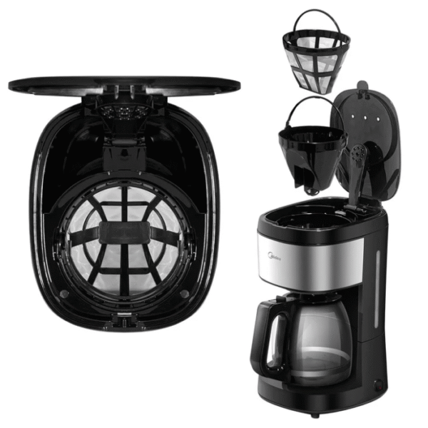 Midea 1.5 Liter Coffee Maker - MCD150MWBPK [black] - Image 2