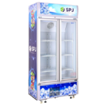 SPJ 700Litres Beverage Chiller Showcase Fridge, 2 Doors