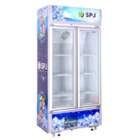 SPJ 700Litres Beverage Chiller Showcase Fridge, 2 Doors