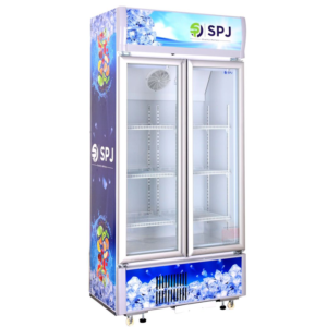 SPJ 700Litres Beverage Chiller Showcase Fridge, 2 Doors