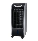 Sonashi Portable Air Cooler w/ 6 Liter Water Tank, 2 Ice Boxes, Three Wind Speeds, Water Level Indicator, 4 Castor Wheels, Electronic Display, 12 Hour Timer, SAC-202