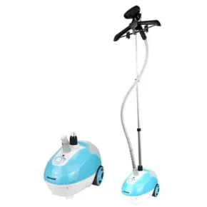 Sonashi Garment Steamer SGS-321- Tank Garment Steamer w/Anti-Slip Foot Wheel, Extendable Aluminum Supporting Pole & Hanger, 1.3 L Water Tank | Home Appliances