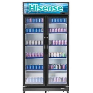 Hisense 758 Liters Side By Side Refrigerator, Showcase Display Fridge - FL81WC