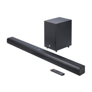 JBL Cinema SB550-3.1 Channel Soundbar, 250W Dolby Audio, Wireless 5.25” Subwoofer, HDMI ARC, Optical & Bluetooth Streaming.