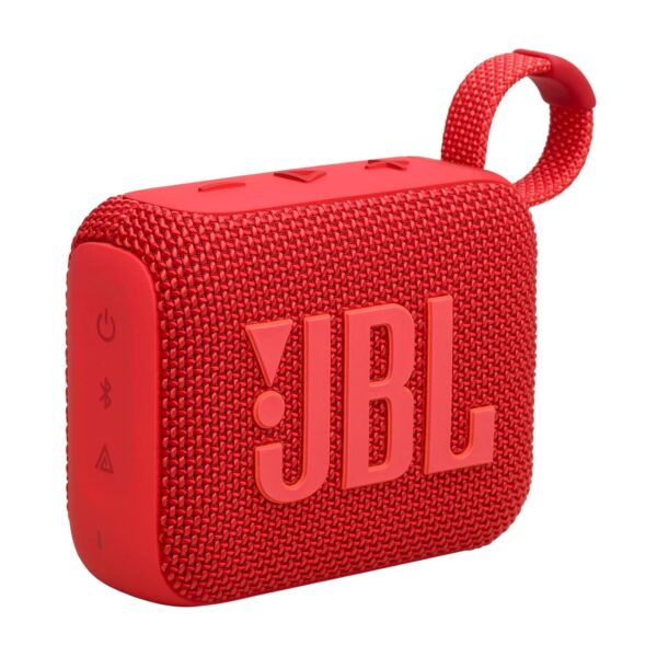 JBL Go 4 - Ultra-Portable, Waterproof and Dustproof Bluetooth Speaker, Big JBL Pro Sound with Punchy bass, 7-Hour Built-in Battery, Made in Part with Recycled Materials (Black)