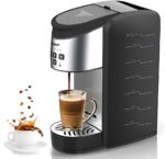 RAF 1.3Litres 3 in 1 Coffee Maker, 1500W, Capsule & Ground Coffee Machine with 1320ml Water Tank, One-Touch Espresso Coffee Maker with Auto 30-Min Power-Off