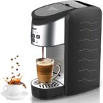 RAF 1.3Litres 3 in 1 Coffee Maker, 1500W, Capsule & Ground Coffee Machine with 1320ml Water Tank, One-Touch Espresso Coffee Maker with Auto 30-Min Power-Off