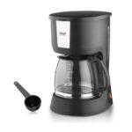 RAF Coffee Maker Machine 12 Cups R.131 - Silver & Black