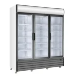 SPJ 1500 litres 3 way Door Chiller Display Refrigerator, Showcase