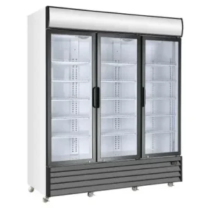 SPJ 1500 litres 3 way Door Chiller Display Refrigerator, Showcase