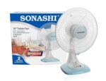 SONASHI 16" TABLE FAN, SF-8028D - WHITE/BLUE