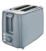Sonashi 2 Slice Bread Toaster - Adjustable 7 Browning Control with Slide Out Crumb Tray | Defrost, Reheat and Cancel Options | Cool Touch Body for Fast Toasting 750 W ST-210 Grey