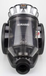 Sonashi Cyclone Canister Bagless Vacuum Cleaner [Black - Blue] SVC-9028C - 1200W Vacuum Cleaning Machine w/Metal Telescopic Tube, Speed Control, Low Noise | Home Appliances