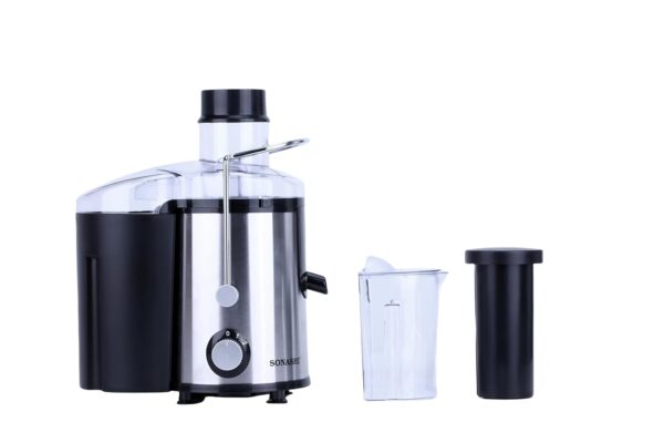 Sonashi Juice Extractor with 2 Speeds - 1.6L Capacity, 500ML Juicer Cup | Whole Fruit Juice Extractor - Power Juicer Machine for Fresh Juices | Motor Overheat Protection 800W...