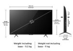 TCL 139 cm (55 inches) 4K Ultra HD Smart QLED Google TV 55P71K