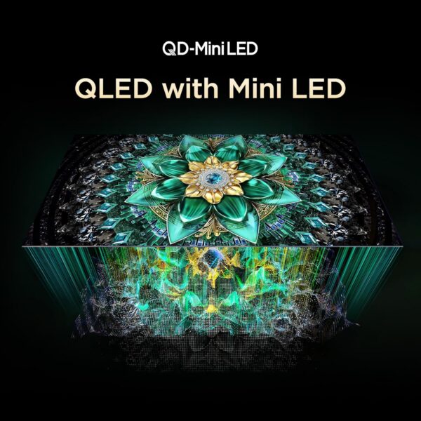 TCL 189 cm (75 inches) 4K UHD Smart QD-Mini LED Google TV 75Q6C