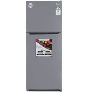 Roch 150 Liters Double Door Refrigerator With Top Freezer, Defrost Fridge - 3 Year Warranty