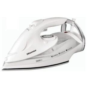 Hisense Steam Flat Iron 1800W 250 ML, Press Spray Function, Anti-Clacium, Anti-Drip, Vertical Stream, Auto-Shut off