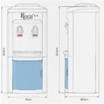 Roch RWD-09C-D (BL/W) Hot and Cold Water Dispenser with Compressor