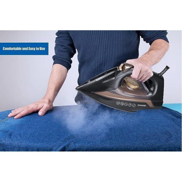 Sonashi Steam Iron With Large Tank And Burst Function-Multicolour