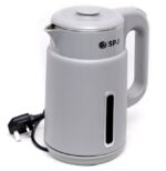 SPJ 1.8Liters Electric Kettle, Premium Stainless Steel With Efficient Fast Boiling - Grey