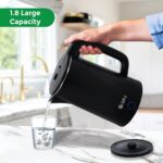 SPJ 1.8Liters Electric Fast Boiling Kettle, Premium Series With Sleek Modern Design - Black - Image 6