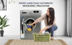 SPJ 8Kg Fully Automatic Front Load Washing Machine With LED Display, Multiple Wash Programs, Double Layer Front Door, Energy Efficient, Easy Operation – 1 Year Warranty - Image 9