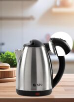 SPJ 1.8Liters, Electric Kettle, Stainless Steel, 1500W Fast Boil with Auto Shut-Off, Boil Dry Protection, LED Indicator & 360° Swivel Base EKU-SS1801 - Silver - Image 8