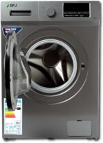 SPJ 8Kg Fully Automatic Front Load Washing Machine With LED Display, Multiple Wash Programs, Double Layer Front Door, Energy Efficient, Easy Operation – 1 Year Warranty - Image 2