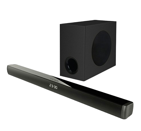 MeWe 2.1 CH Multimedia Speaker Soundbar, 80W - Black MeWe 2.1 CH Multimedia Speaker Soundbar, 80W - Black