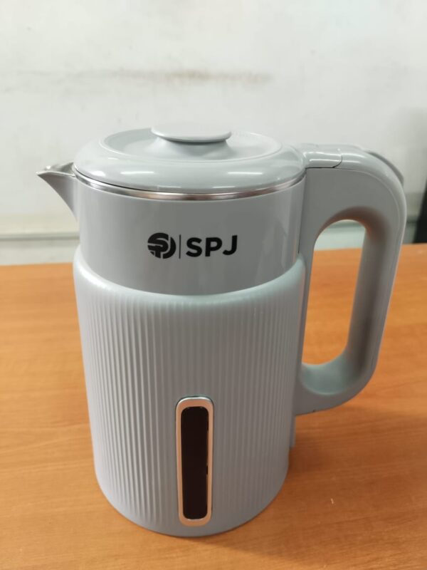 SPJ 1.8Liters Electric Kettle, Premium Stainless Steel With Efficient Fast Boiling - Grey - Image 4