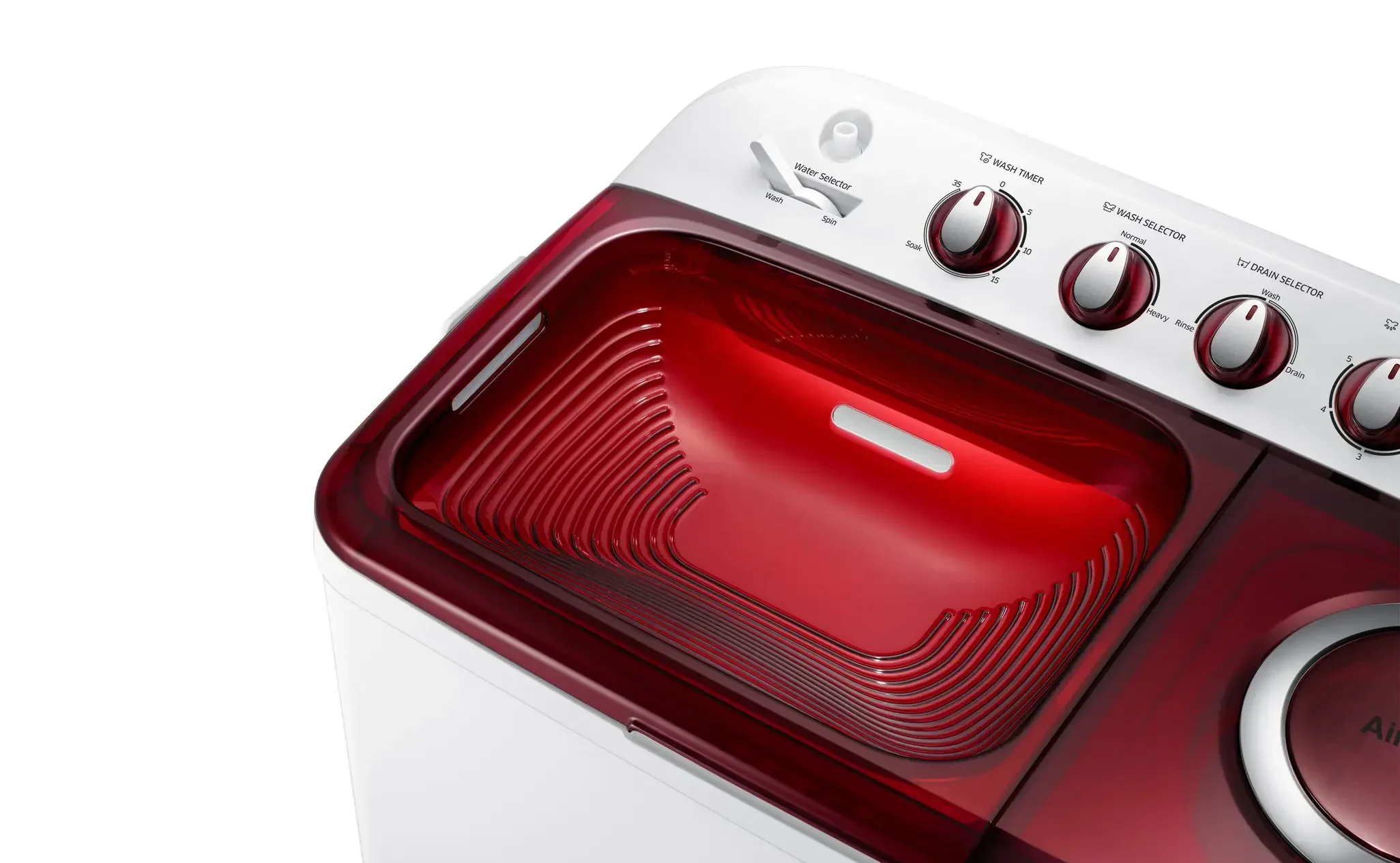 Samsung 9kg Twin Tub Washing Machine With Air Turbo, EZ Wash Tray, Rust Free, Powerful Cleaning - 1 Year Warranty