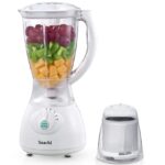 Saachi 2 in 1 Blender with Glass Jug and Plastic Grinder – NL-BL-4404
