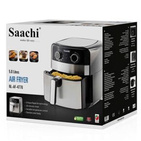 Saachi 5.0 Litres Air Fryer Nl-Af-4778-Bk With Variable Temperature Control