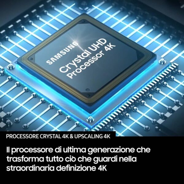 Samsung Crystal UHD 4K Smart TV 65'' UE65U8090FUXZT, Crystal 4K Processor, HDR, Smart Experience, OTS Lite & Adaptive Sound, Metal Stream Design, 2025