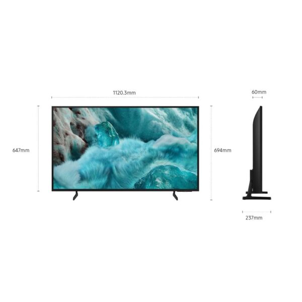 Samsung QLED 4K Vision AI Smart TV 50'' QE50Q7F4AUXZT, Q4 Processor, 100% Color Volume with Quantum Dot, Motion Xcelerator, OTS Lite & Adaptive Sound, SlimLook Design, 2025