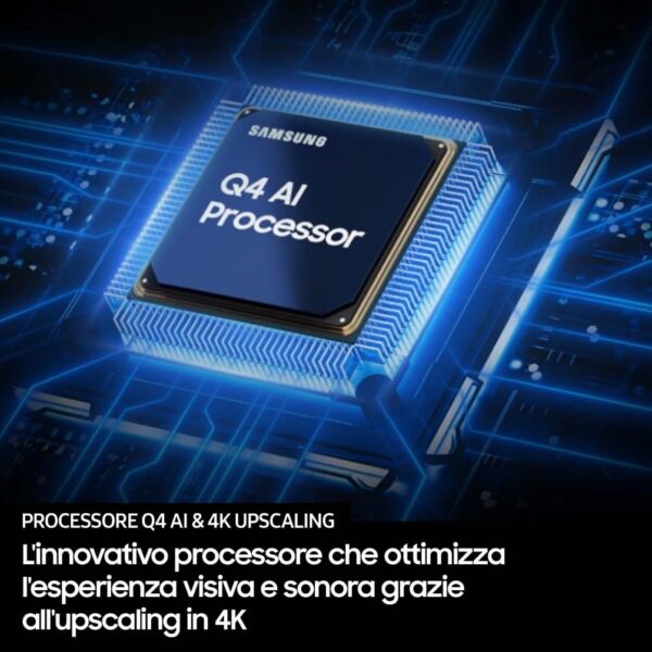 Samsung QLED 4K Vision AI Smart TV 50'' QE50Q7F4AUXZT, Q4 Processor, 100% Color Volume with Quantum Dot, Motion Xcelerator, OTS Lite & Adaptive Sound, SlimLook Design, 2025