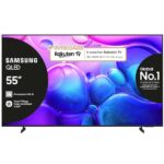Samsung QLED 4K Vision AI Smart TV 55'' QE55Q6FAAUXZT, Q4 Lite Processor, 4K AI Upscaling, Art Store, OTS Lite & Adaptive Sound, Metal Stream Design, ENTERTAINMENT PACKAGE, 2025