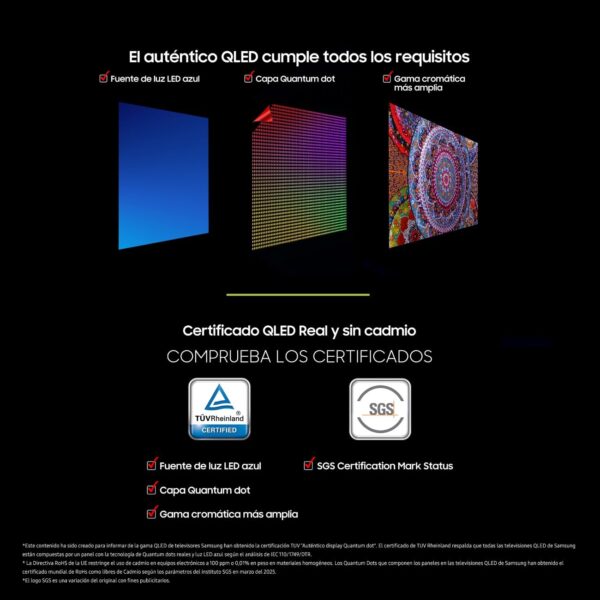 Samsung TV 43 Inch QLED Q7F 4K Smart TV with Vision AI, 100% Color Volume Quantum Dot and over 500 Channels TV Plus